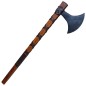 Preview: Haller, large Danish axe, long wooden handle, one side with runic marks